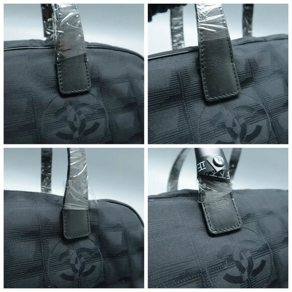 100% Authentic CHANEL  Black Cloth Tote 778-112124 - Picture 6 of 12